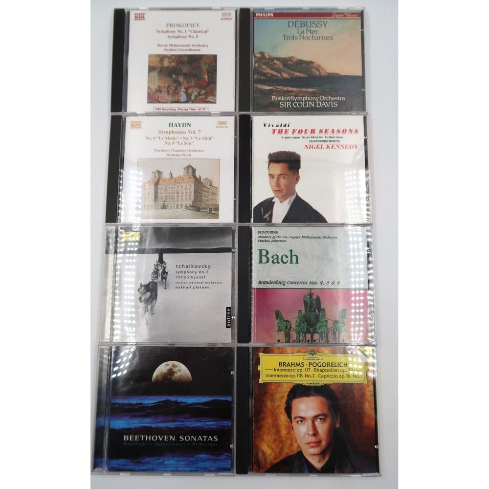 Classical Music 8 CD Bundle #1 | Haydn | Vivaldi | Dubussy | Bach | Bethoven